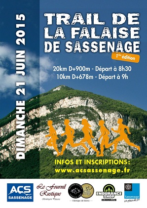 1ère édition du Trail de la Falaise de Sassenage ce dimanche 21 Juin